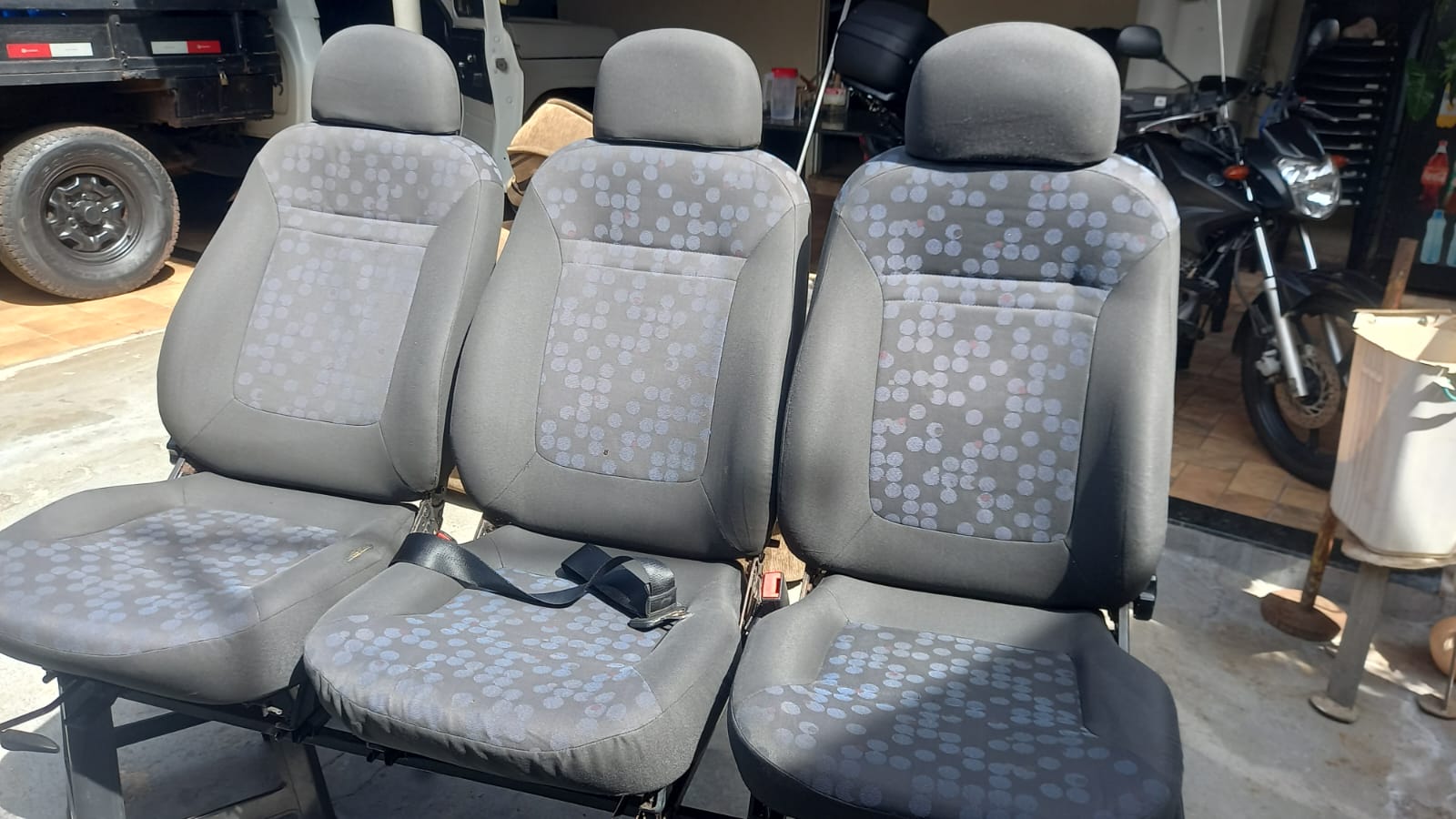 Banco de carro depois